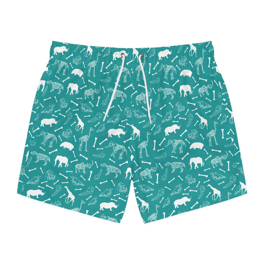 Animal Skeleton Swim Trunks