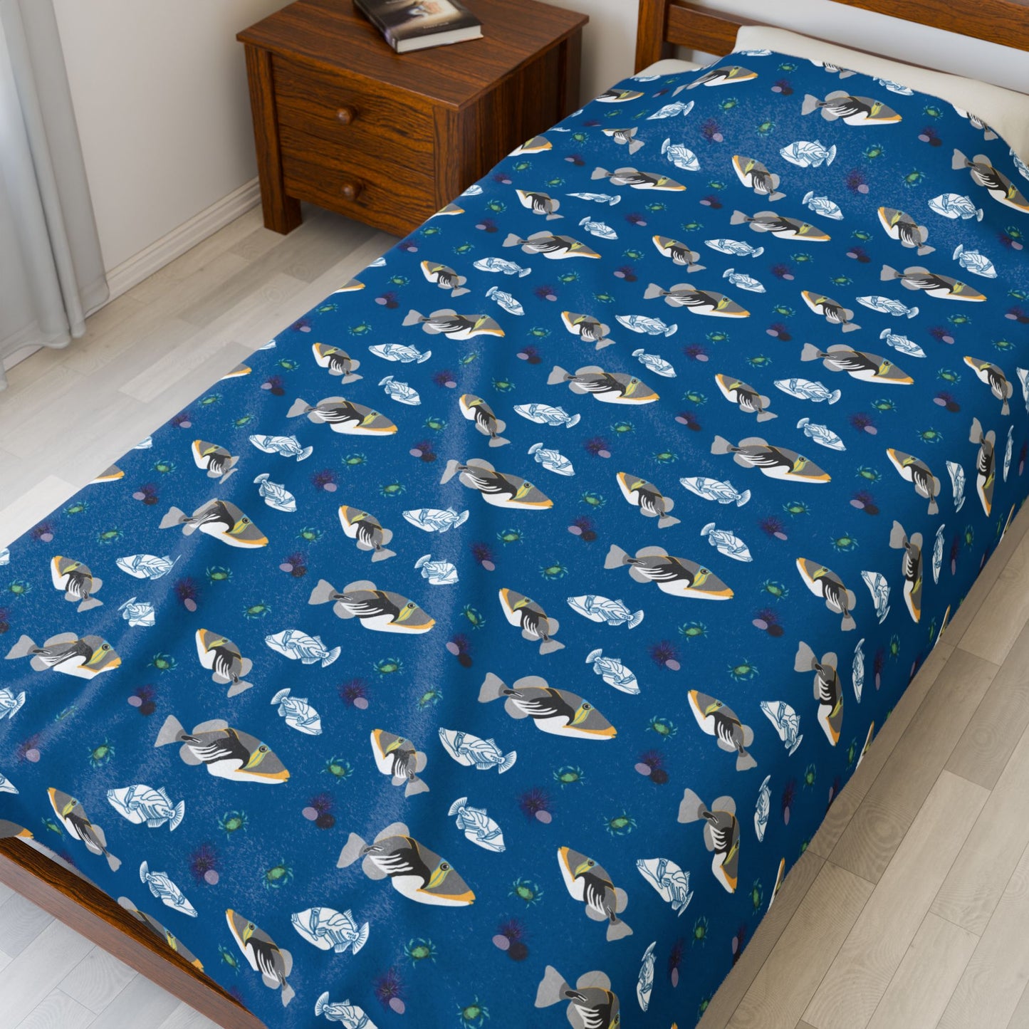 Triggerfish Velveteen Plush Blanket