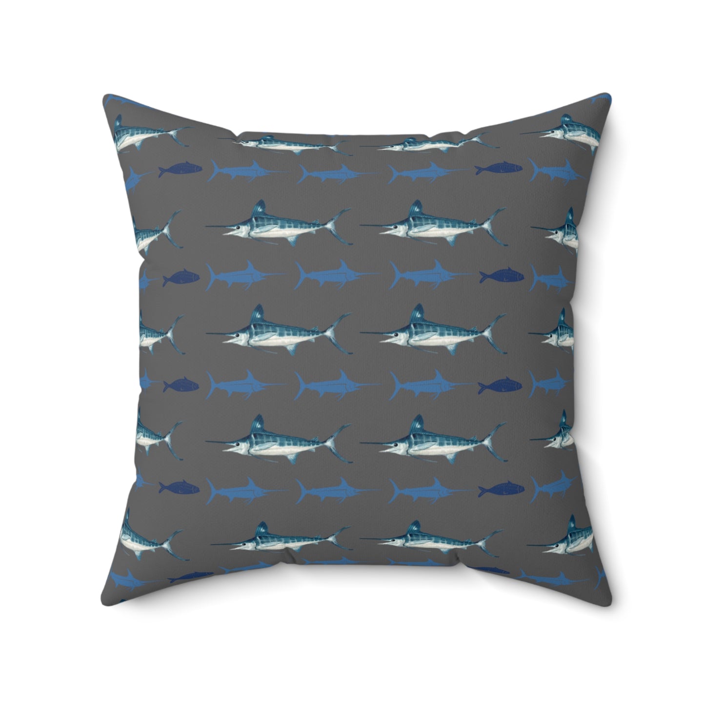 Marlin Lux Faux Suede Throw Pillow with Insert - 18" x 18", 20" x 20"