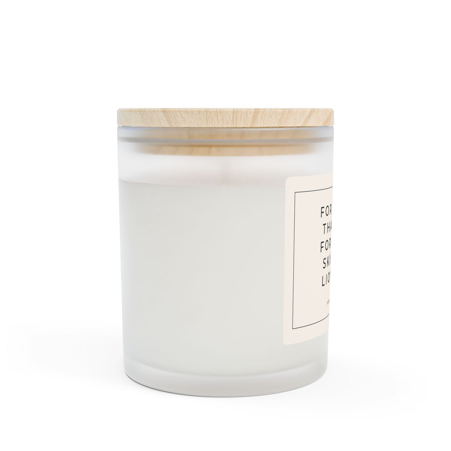 Frosted Glass Candle (11 oz) - Savannah Nostalgia