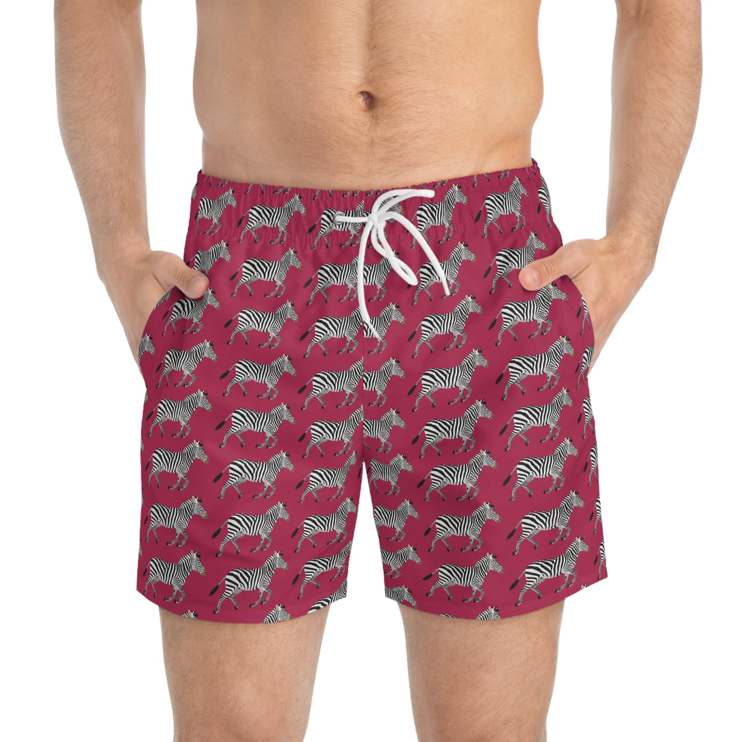 Zebra Stampede Swim Trunks
