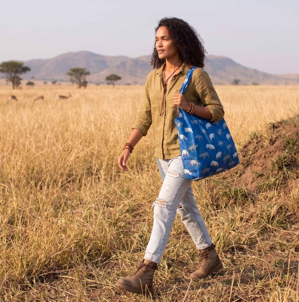 Rhino Reusable Shopping Bag - Ultralight Ripstop Tote