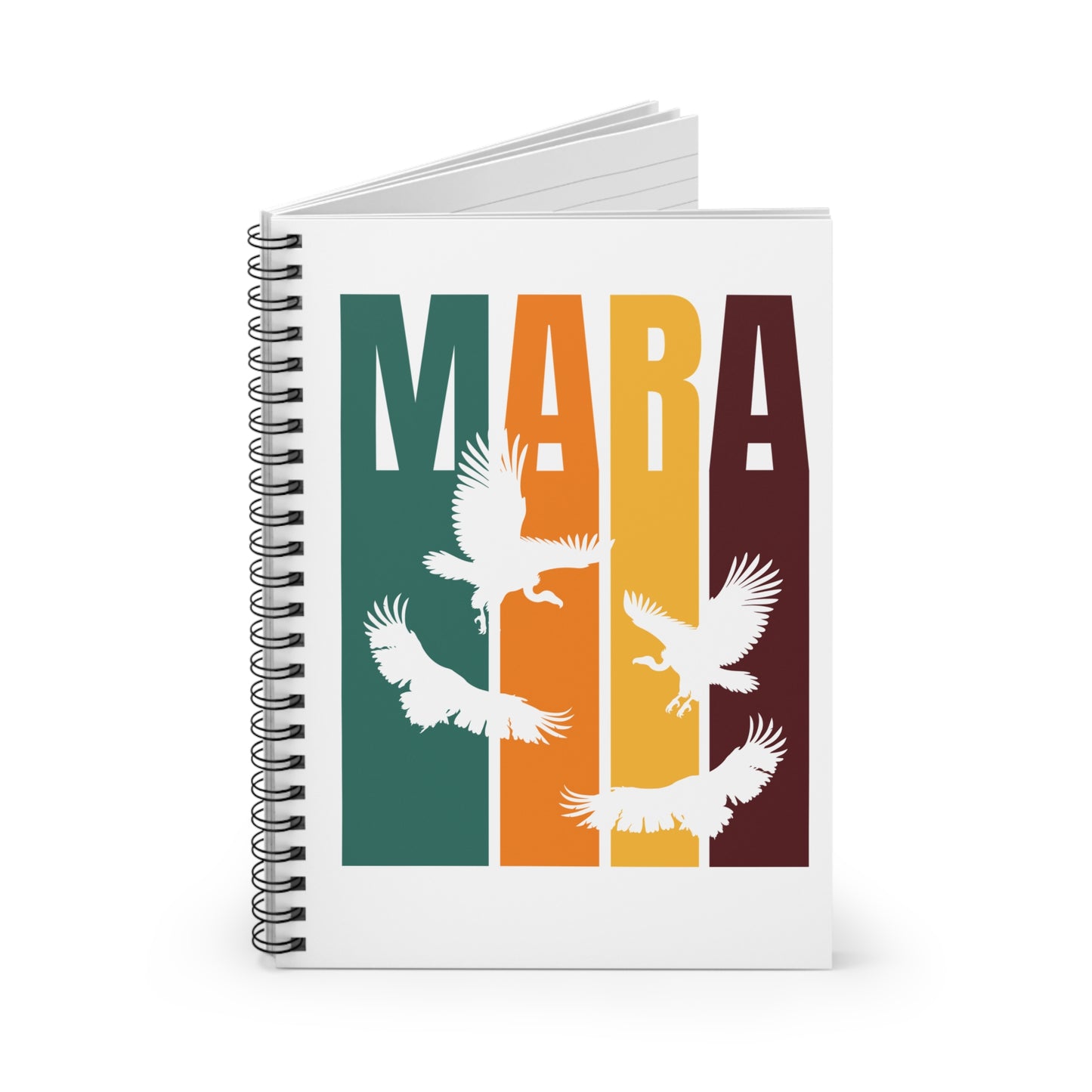 Vultures in the Mara Spiral Notebook - Ruled Line | Eco-Friendly Journal, Masai Mara Safari, Travel Planner, Gift for Animal Lovers, Creative Writing, Nature Enthusiasts