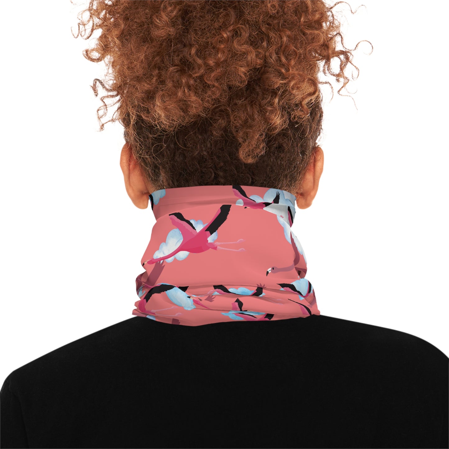 Flying Flamingo Neck Gaiter