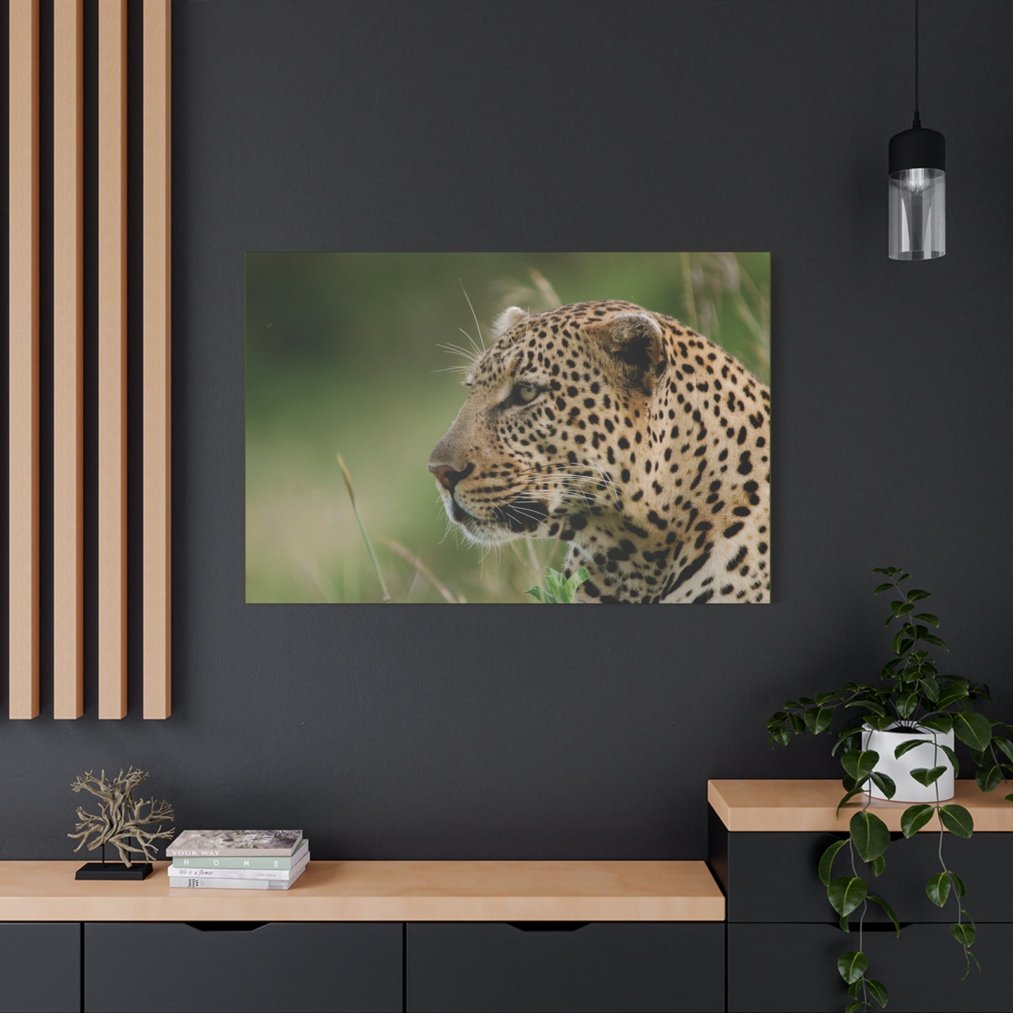 Canvas Art Leopard "Silent Watcher"