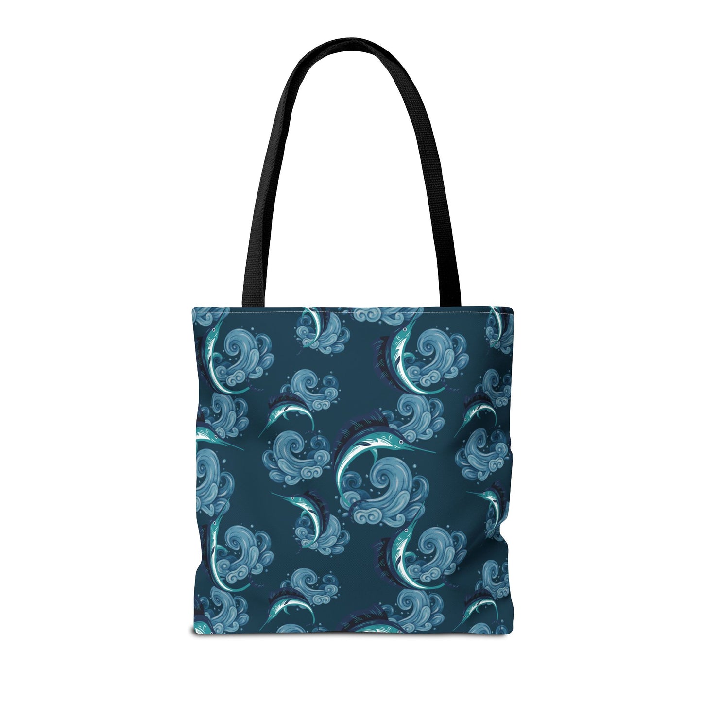 Jumping Marlin Tote Bag