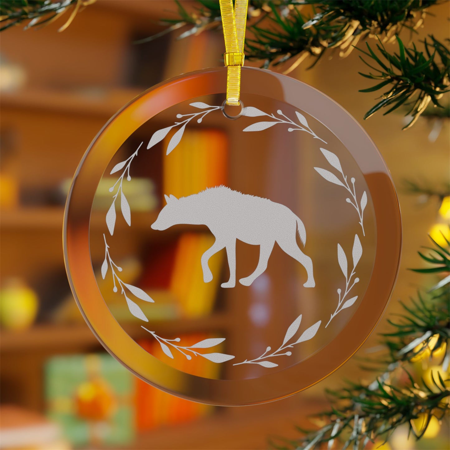 Glass Ornaments - Hyena