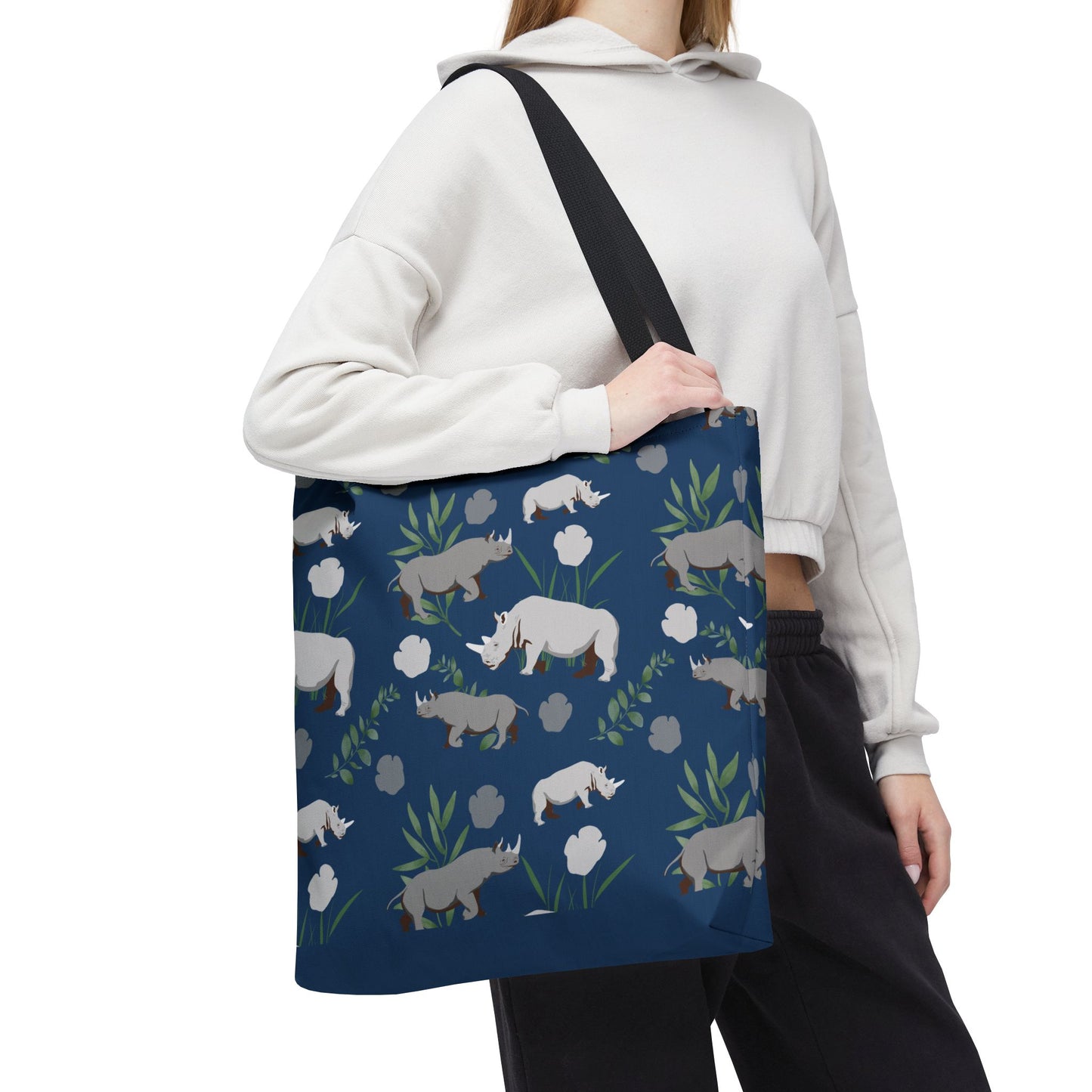 Rhino Crash Tote Bag