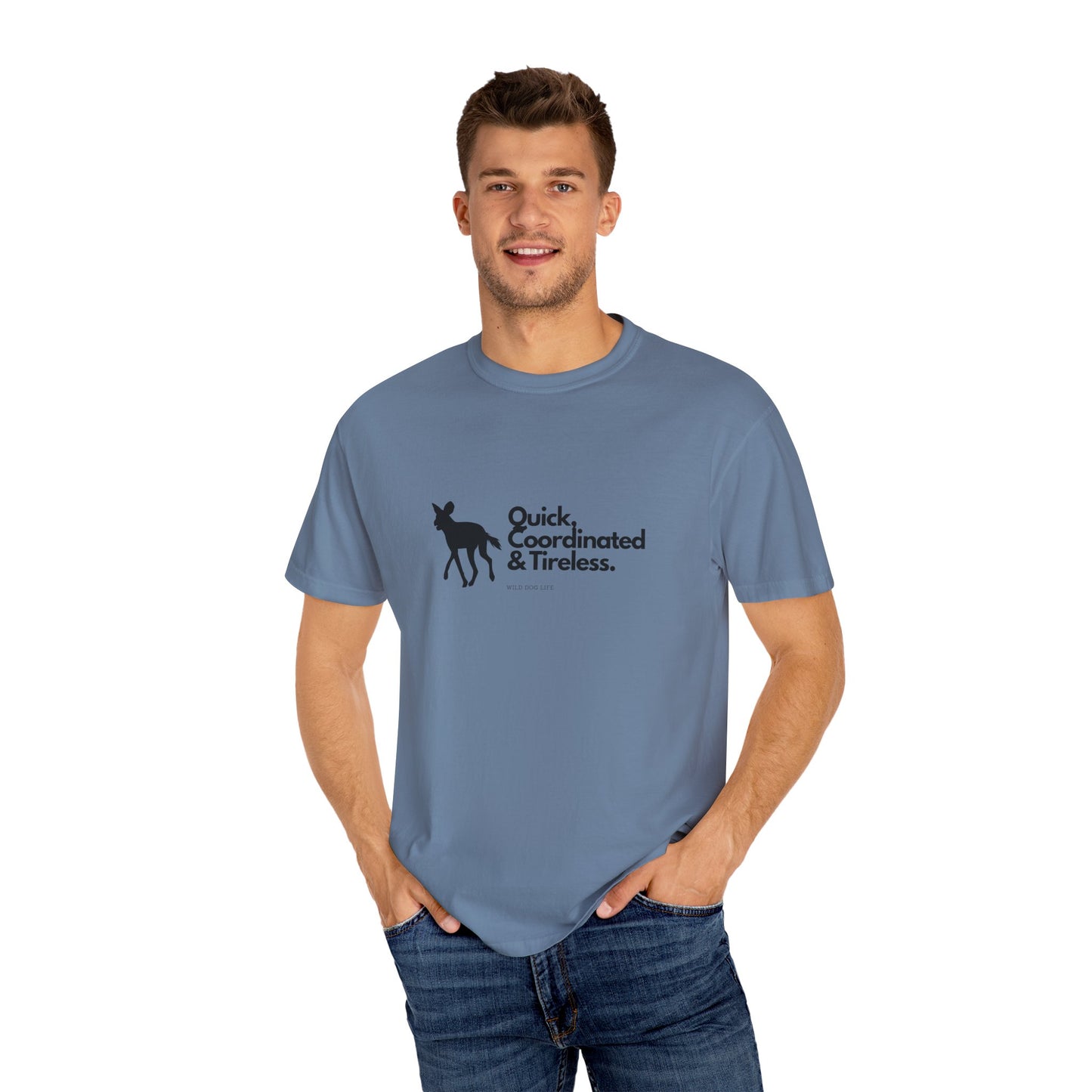 Wild Dog Trait T-Shirt | Unisex Garment-Dyed Tee for Animal Lovers, Casual Wear, Gift Idea, Everyday Comfort, Statement Shirt