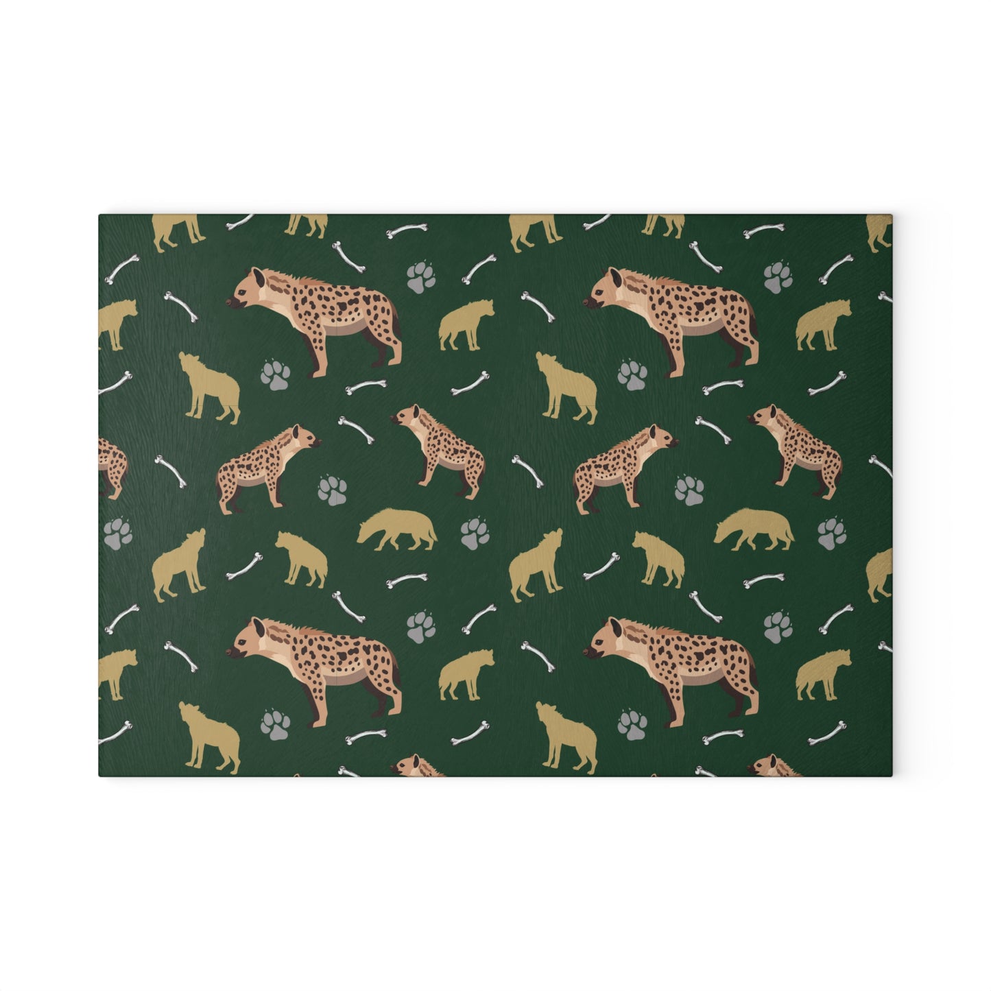 Hyena Clan Glass Cutting Board