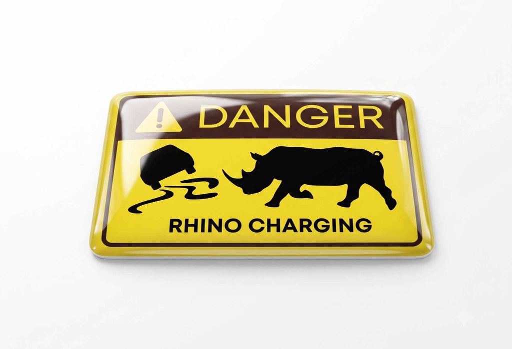 Sticker - 3D Epoxy Warning Sheet