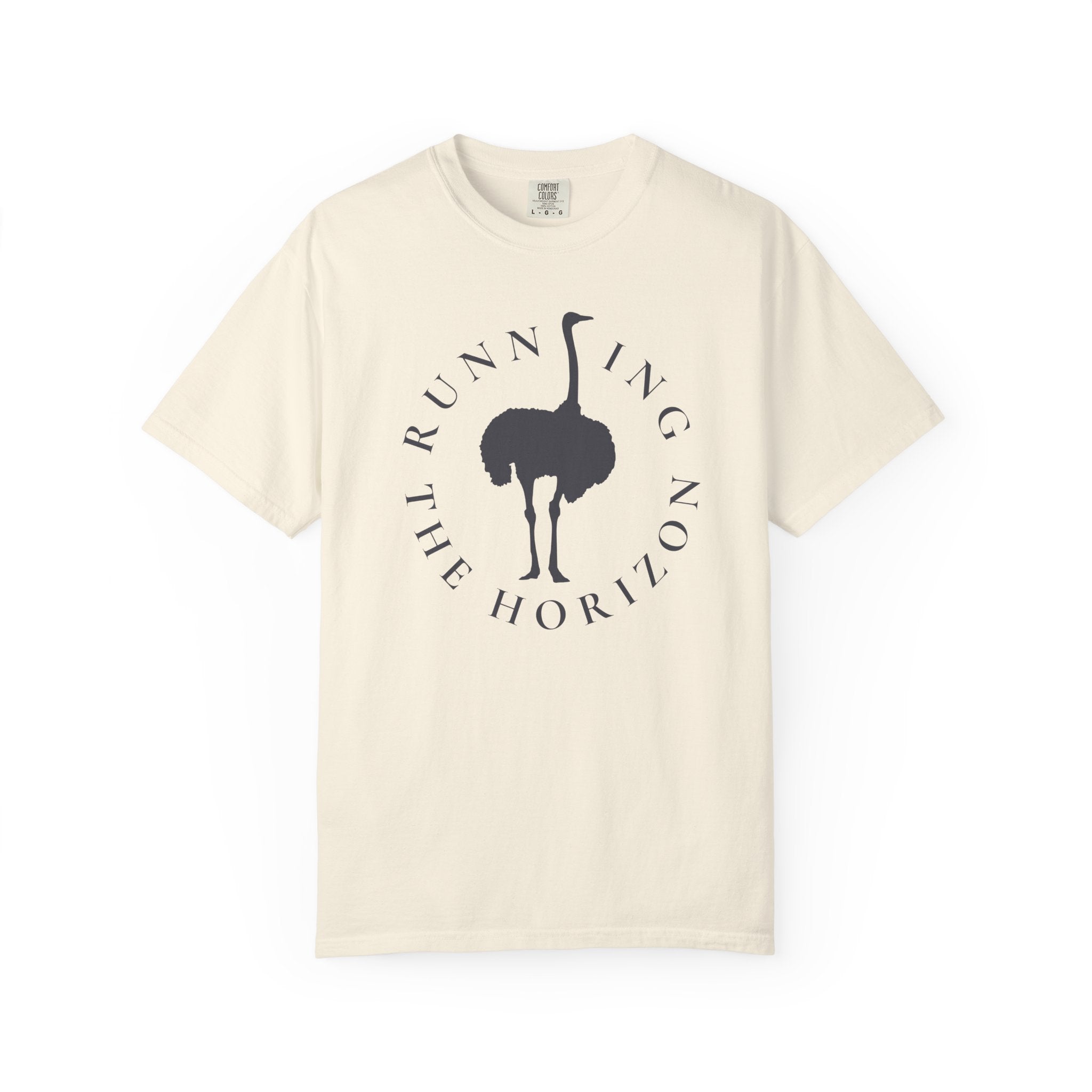 Running the Horizon — Ostrich T-Shirt