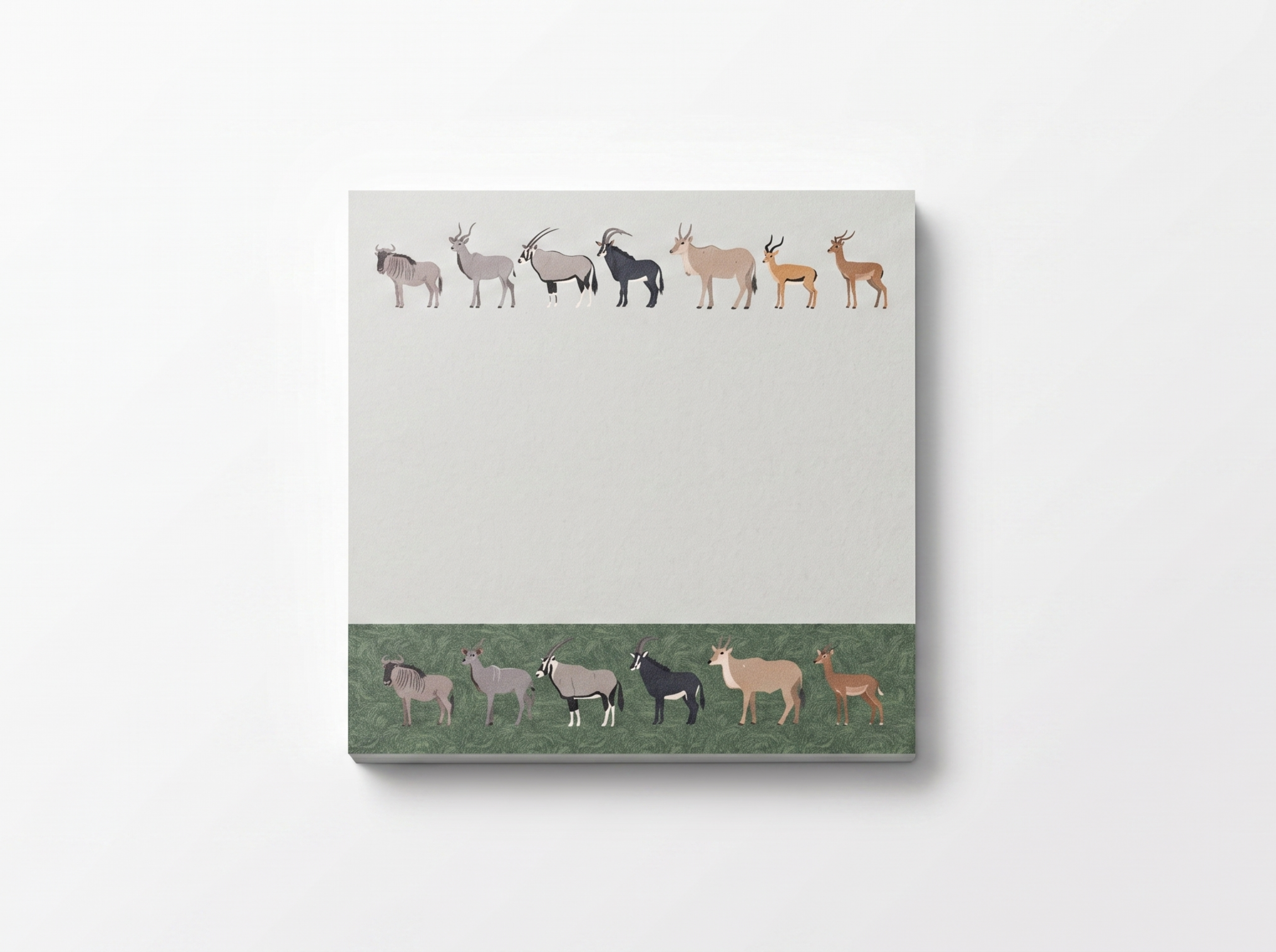 Antelope Safari Sticky Notes - Wildlife Memo Pad