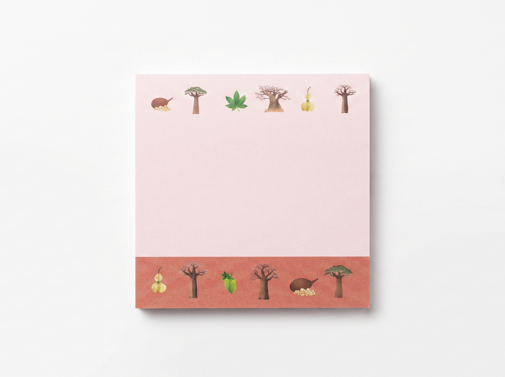 Baobab Safari Sticky Notes - Wildlife Memo Pad