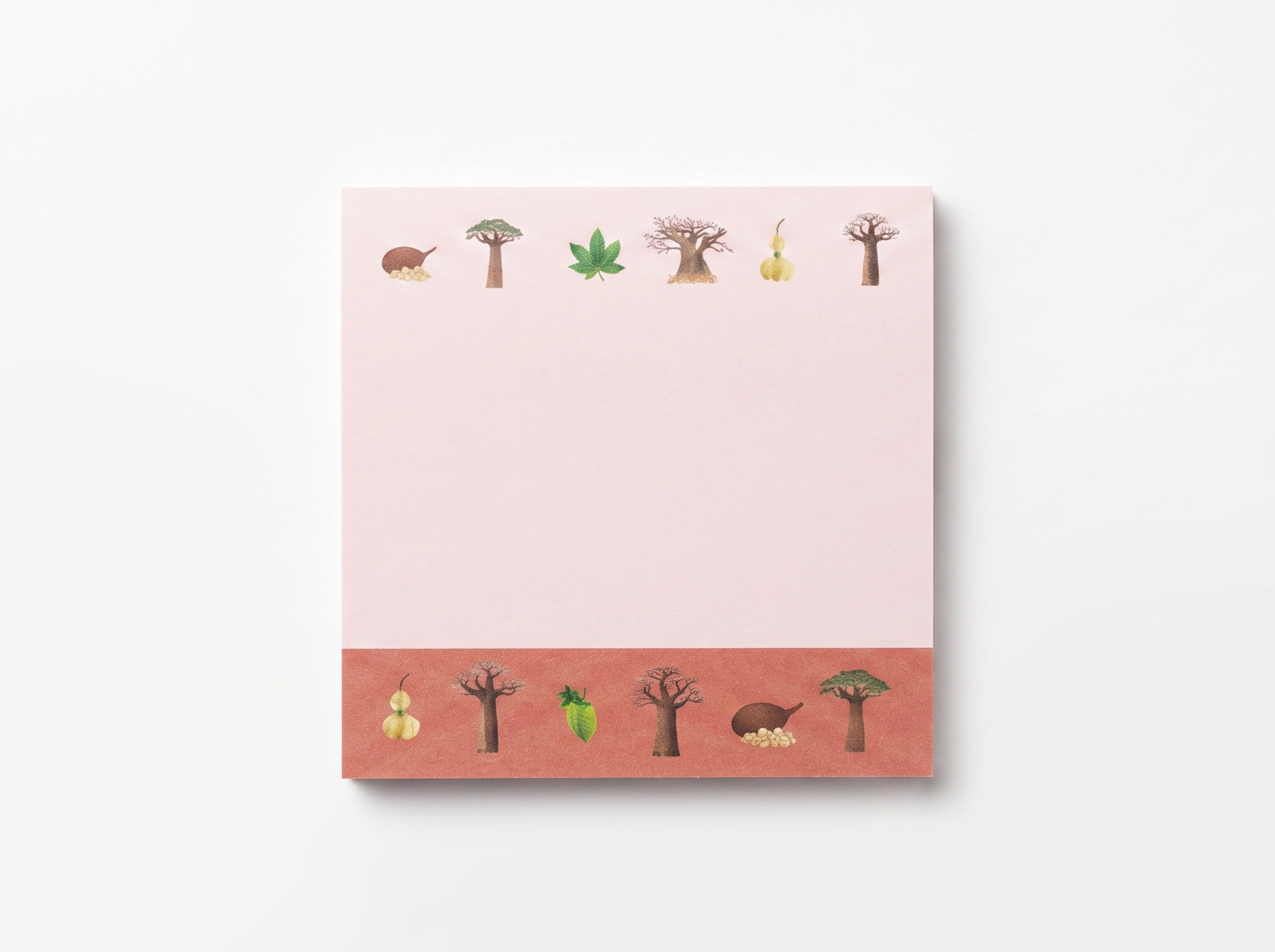 Baobab Safari Sticky Notes - Wildlife Memo Pad