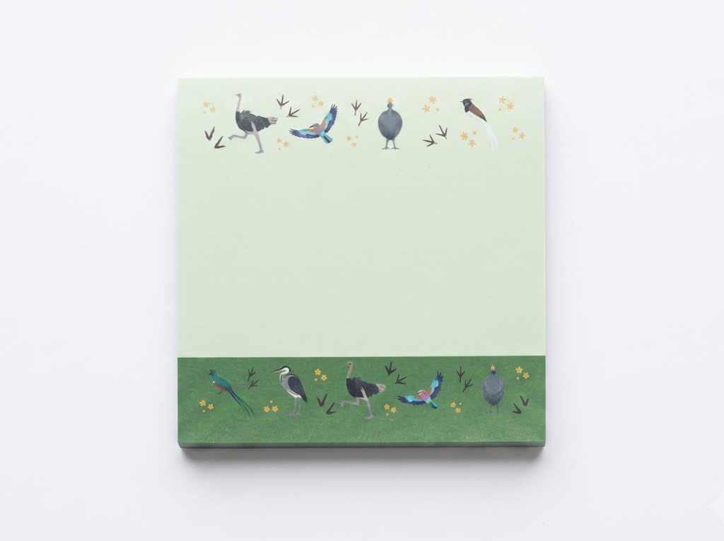 Safari Birds Safari Sticky Notes - Wildlife Memo Pad