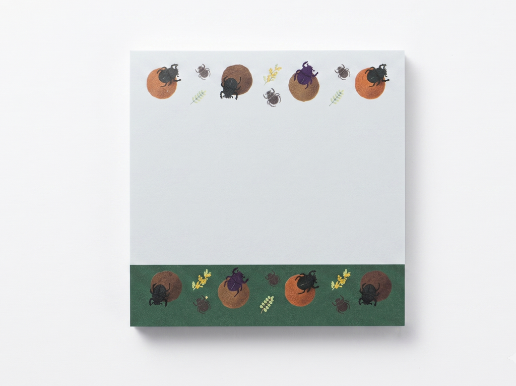 Dung Beetle Safari Sticky Notes - Wildlife Memo Pad