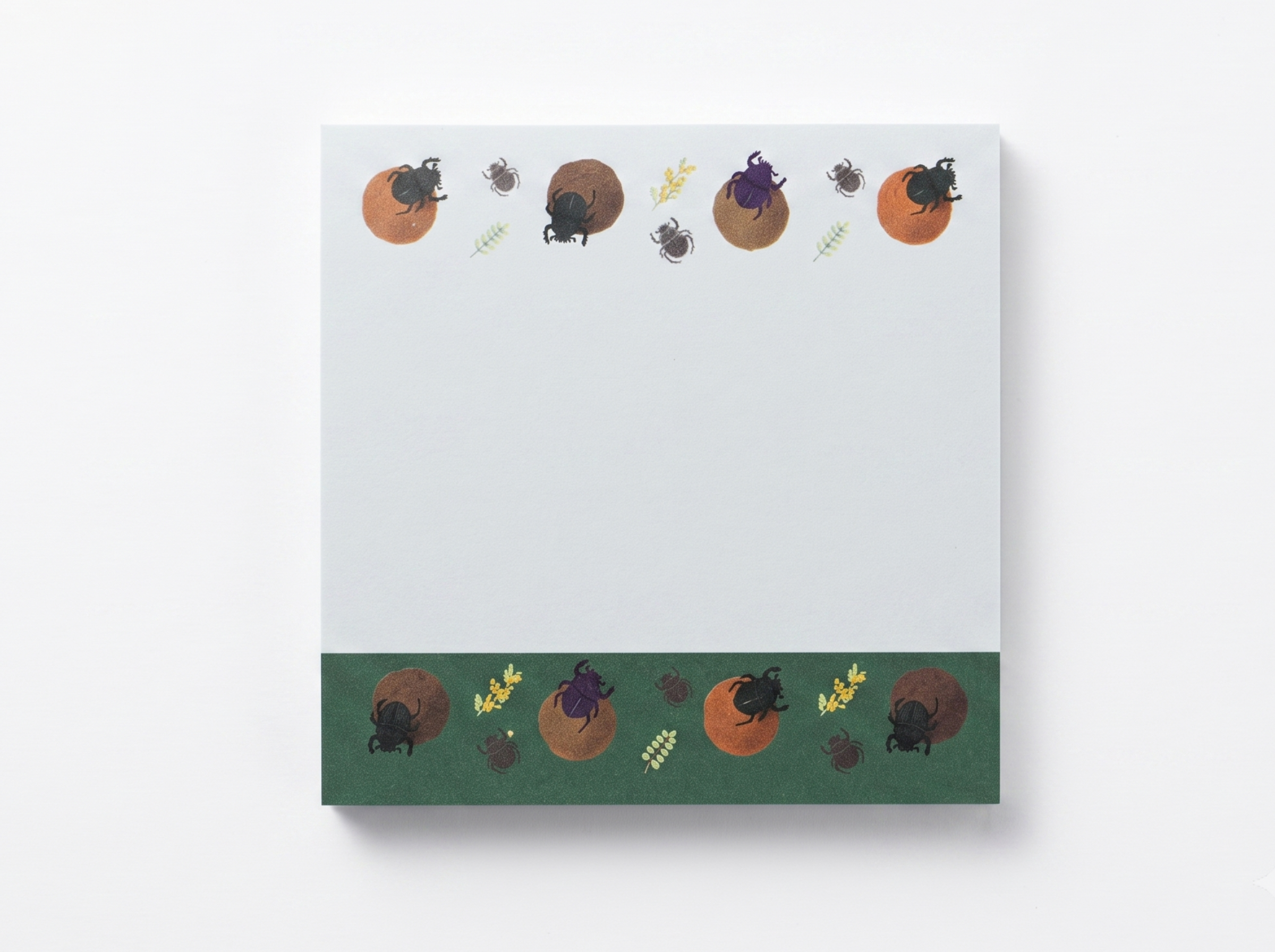 Dung Beetle Safari Sticky Notes - Wildlife Memo Pad