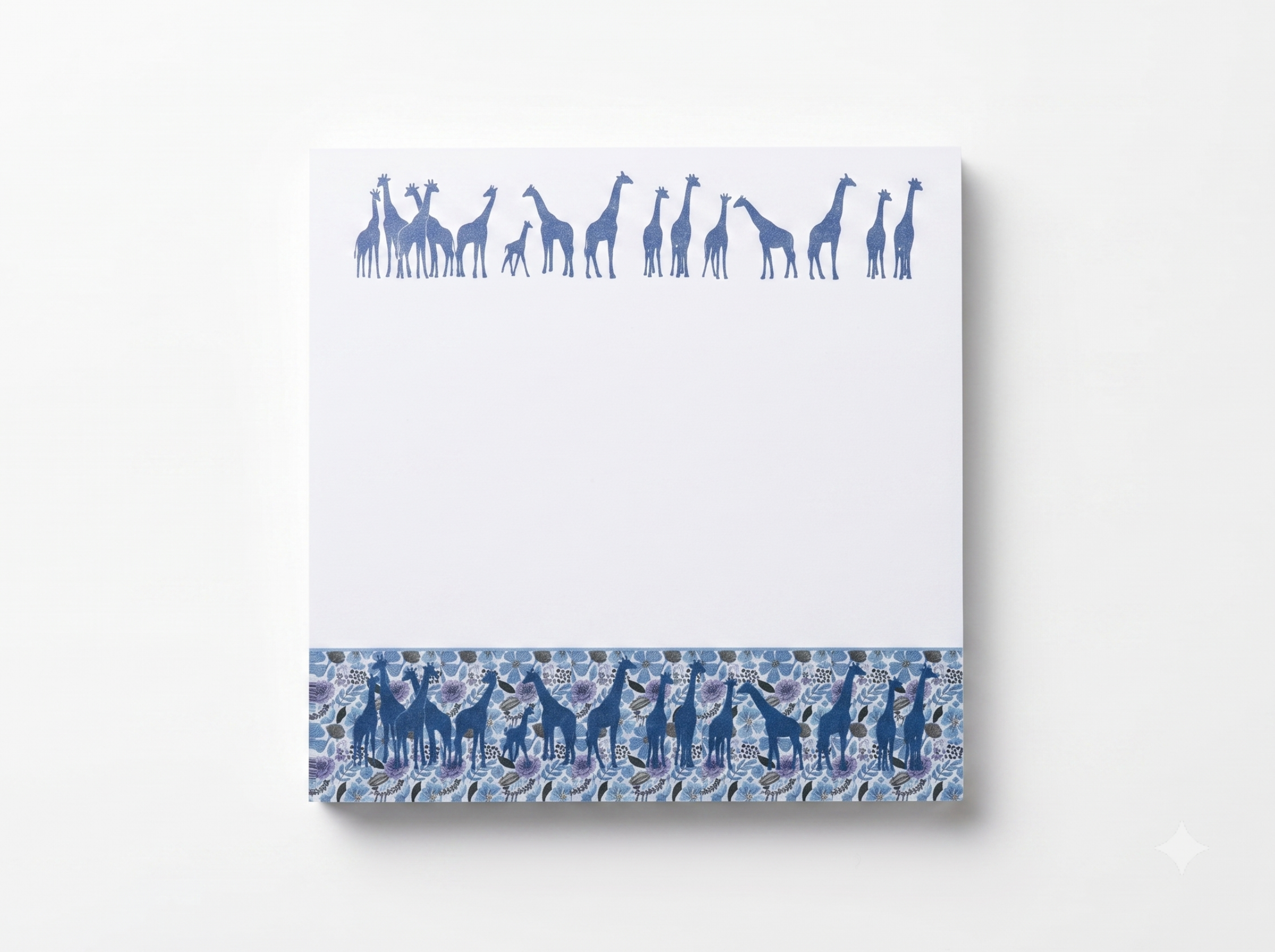 Giraffe Safari Sticky Notes - Wildlife Memo Pad