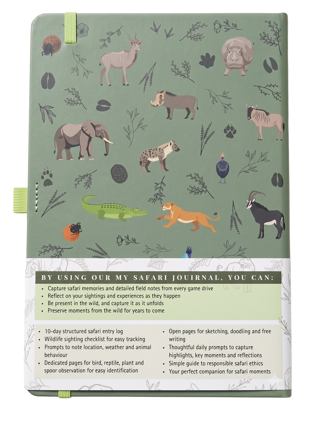 My Safari Journal — A5 Hardcover, 10-Day Safari Edition