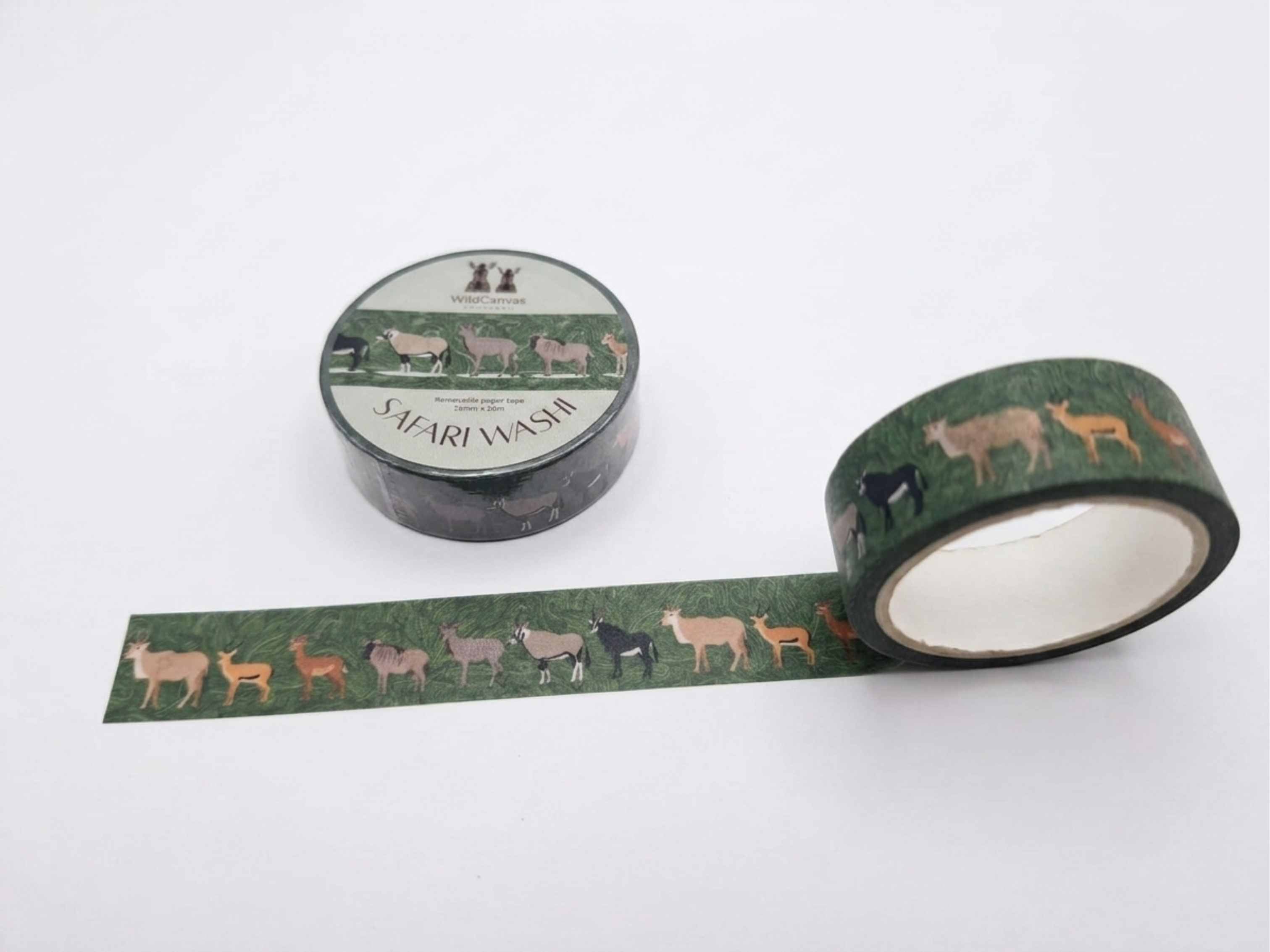 Safari Washi Tape Antelope - Wildlife Craft Tape