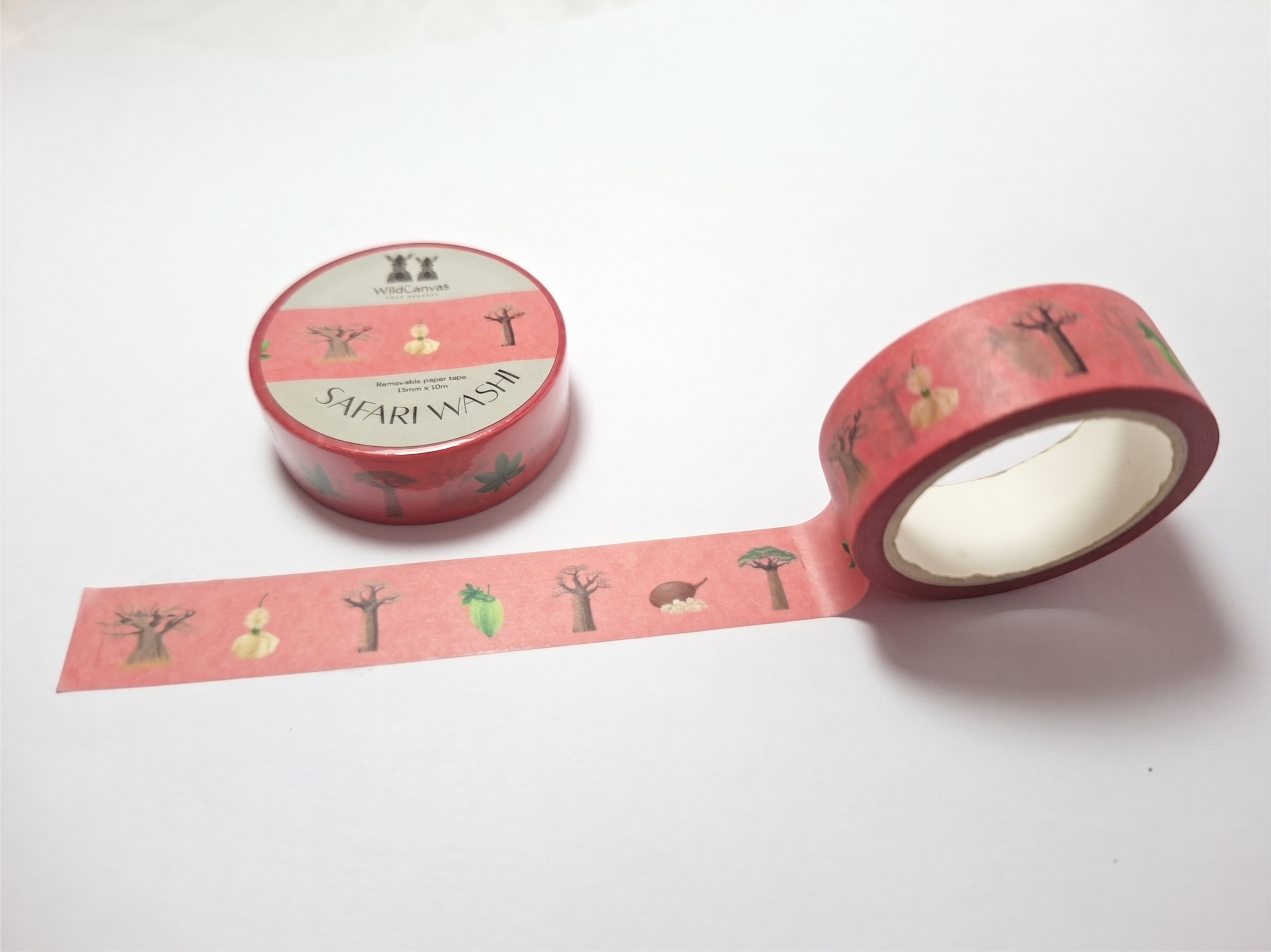 Safari Washi Tape Baobab - Wildlife Craft Tape