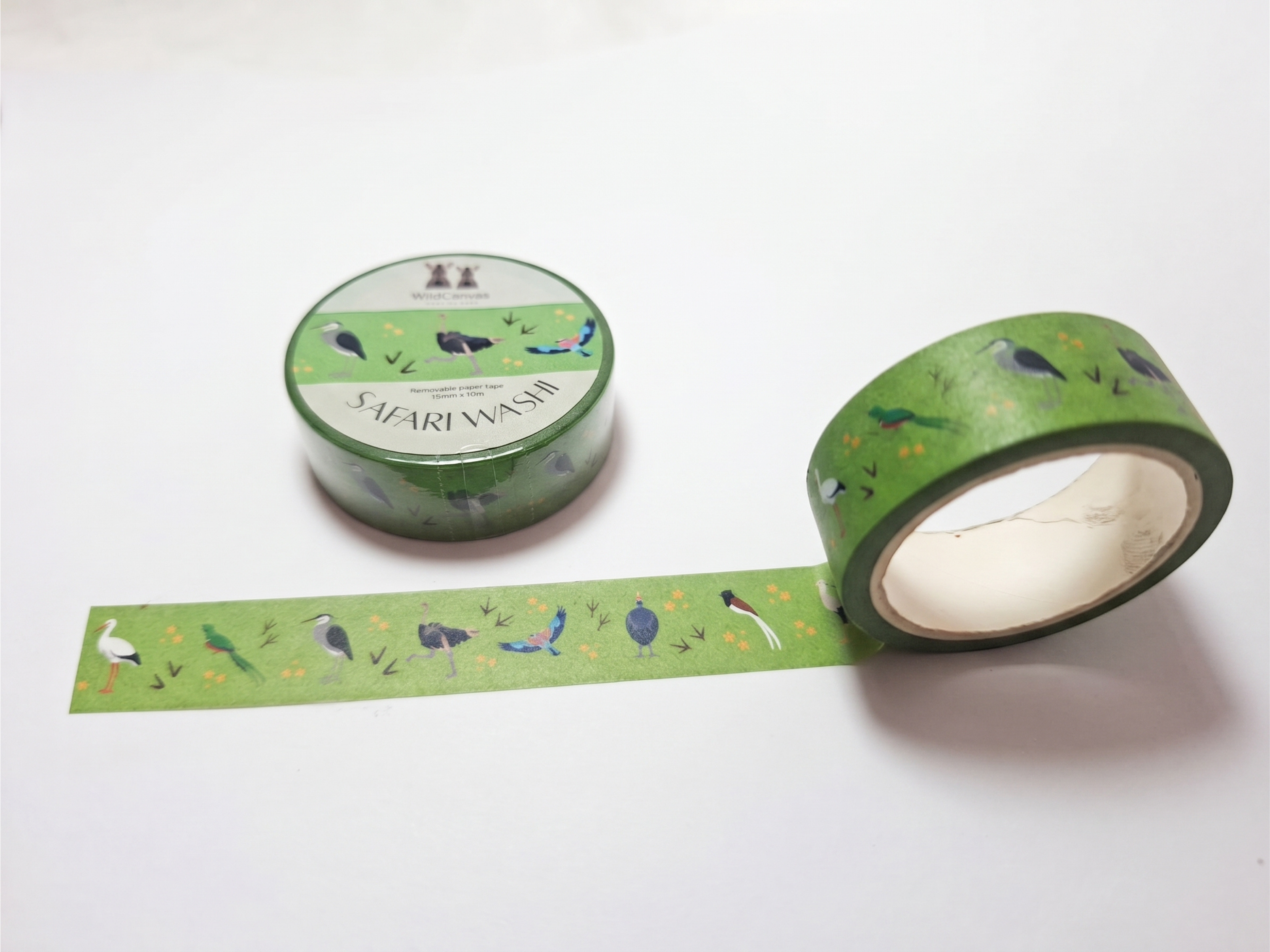 Safari Washi Tape Safari Birds- Wildlife Craft Tape