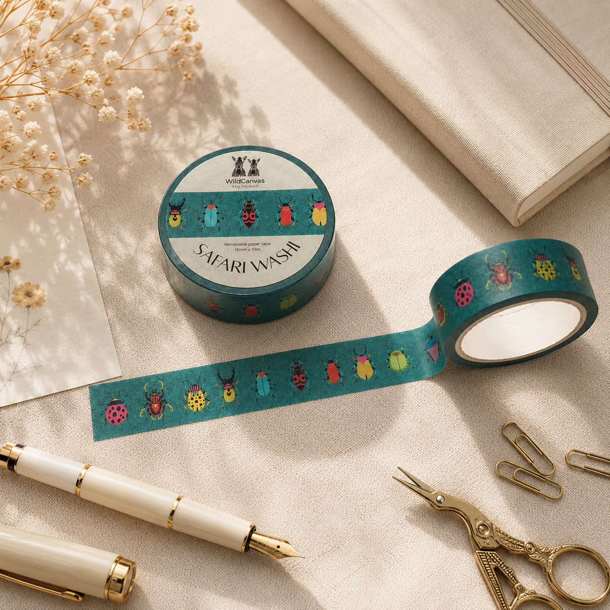 Safari Washi Tape Safari Dudu - Wildlife Craft Tape