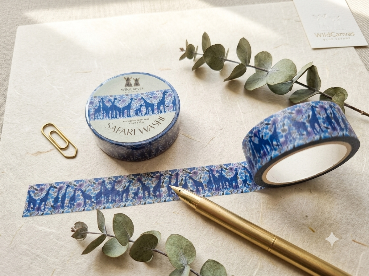 Safari Washi Tape Giraffe- Wildlife Craft Tape