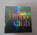 Sticker - Holographic Club - Hippo